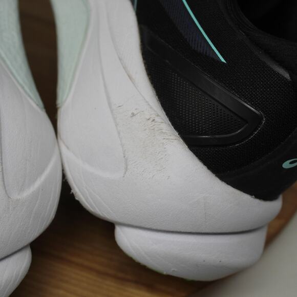 Asics Shoes Womens 10 Gel Kayano 30 Running Sneakers Black Teal Gym Athleisure - Picture 6 of 10